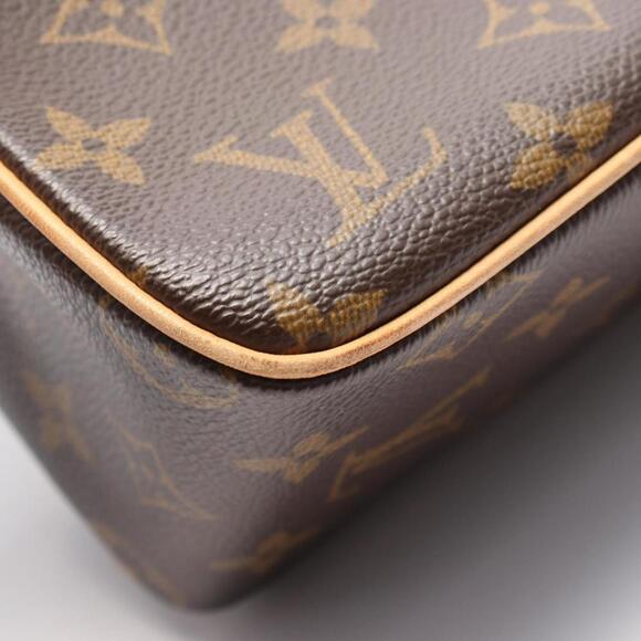 LOUIS VUITTON Brown Monogram Leather Shoulder Bag - Picture 10 of 11